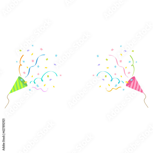 クラッカーのイラスト　PNG