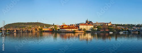 Panorama of Prague: Gradchany Prague Castle , St. Vitus Cathedr