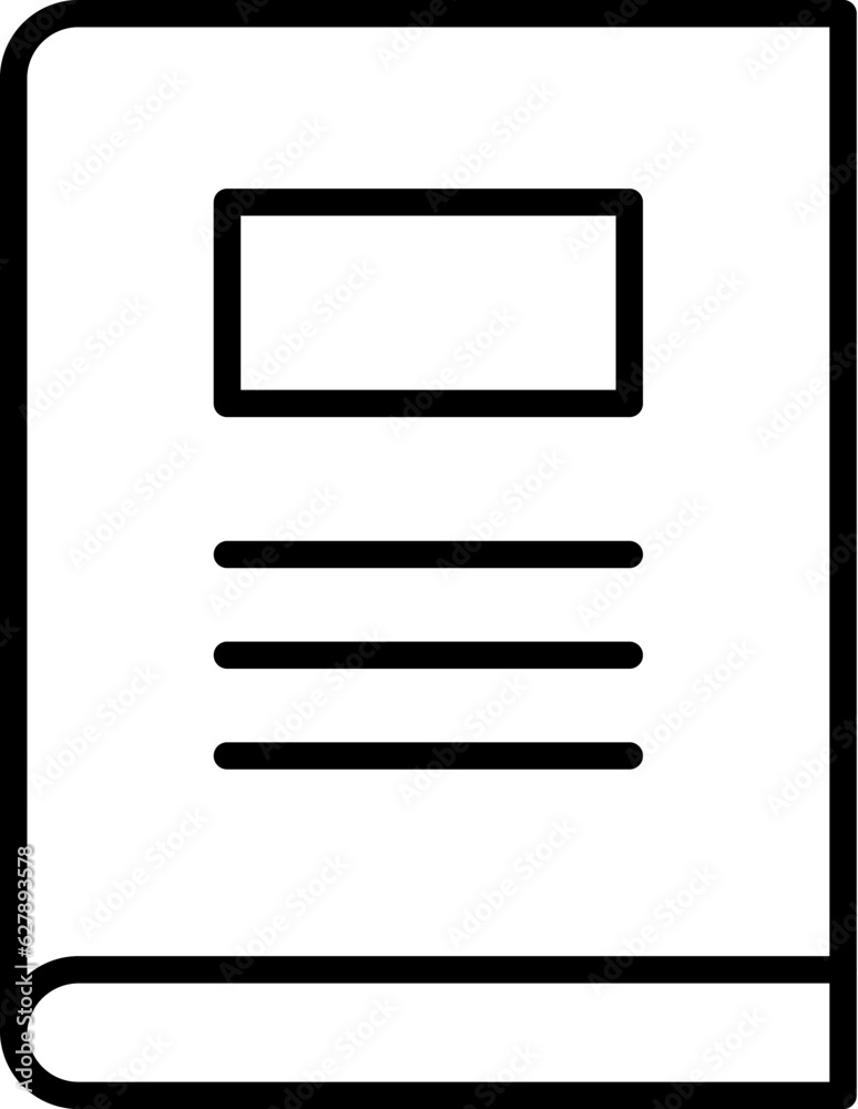 Notebook Vector Sign. Perfect for web sites, books, stores, shops. Editable stroke in minimalistic outline style Notebook Vector Sign. Perfect for web sites, books, stores, shops. Editable stroke in minimalistic outline style