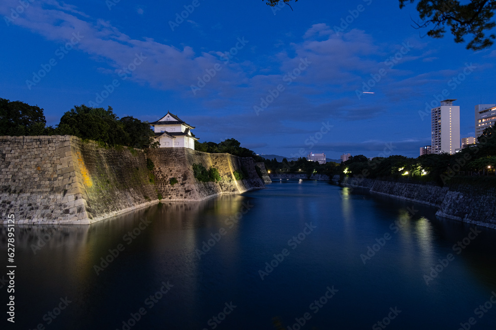 大阪城の夜景