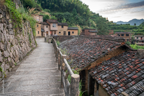 old houses in the village of Zhejiang, China