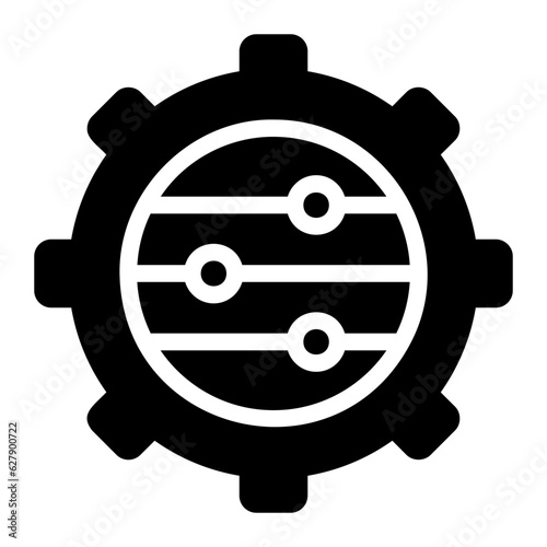 settings glyph icon