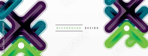 Cross line background minimal geometric template. Design for wallpaper, banner, background, landing page, wall art, invitation, prints, posters