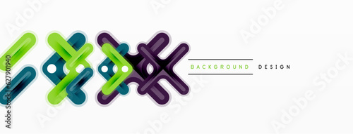 Cross line background minimal geometric template. Design for wallpaper, banner, background, landing page, wall art, invitation, prints, posters