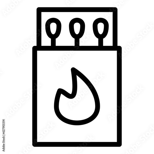 matches icon vector illustration