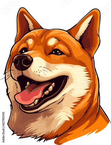 The Shiba Inu is a breed of hunting dog. crypto dog, dogecoin