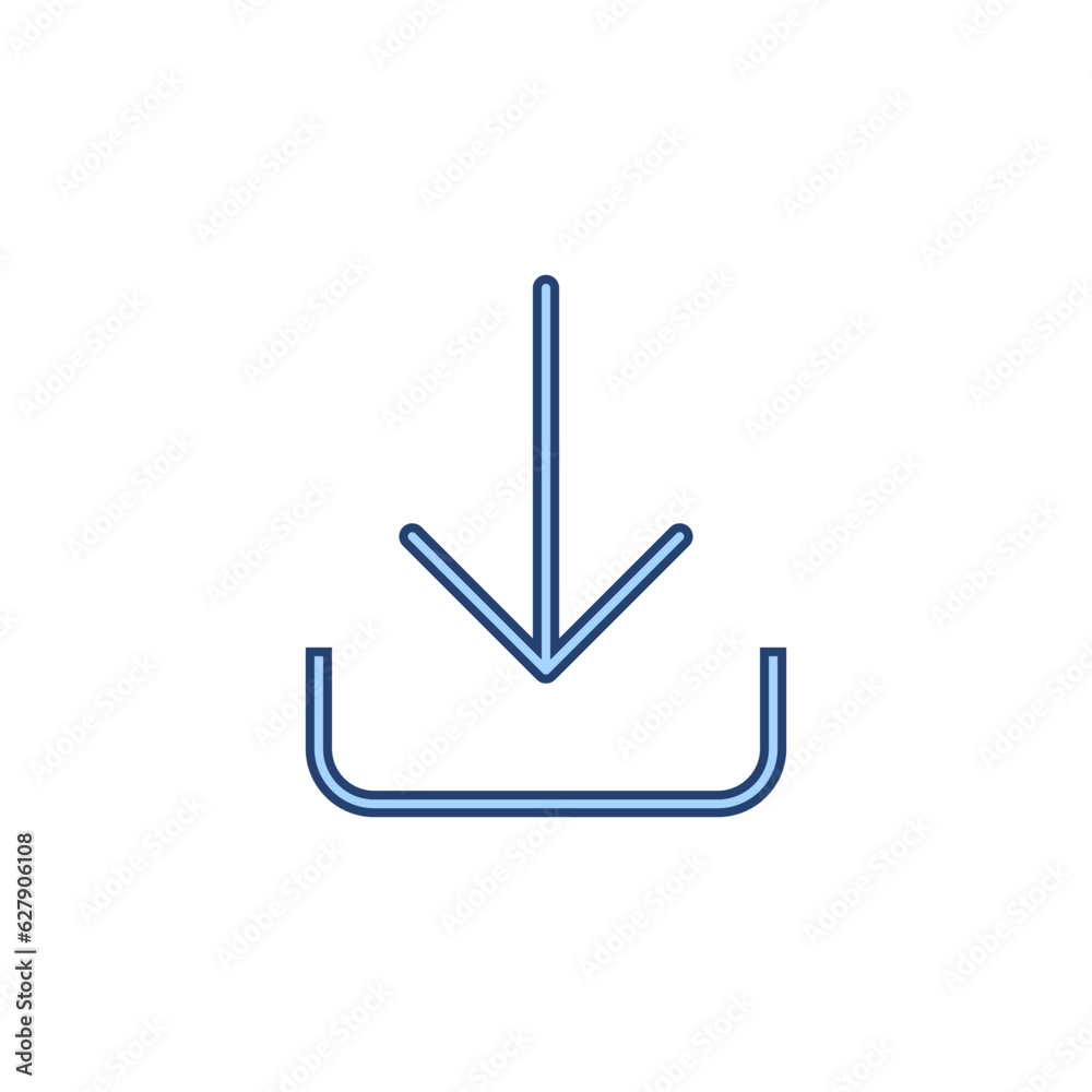 Download icon vector. Download sign and symbol Download icon vector. Download sign and symbol