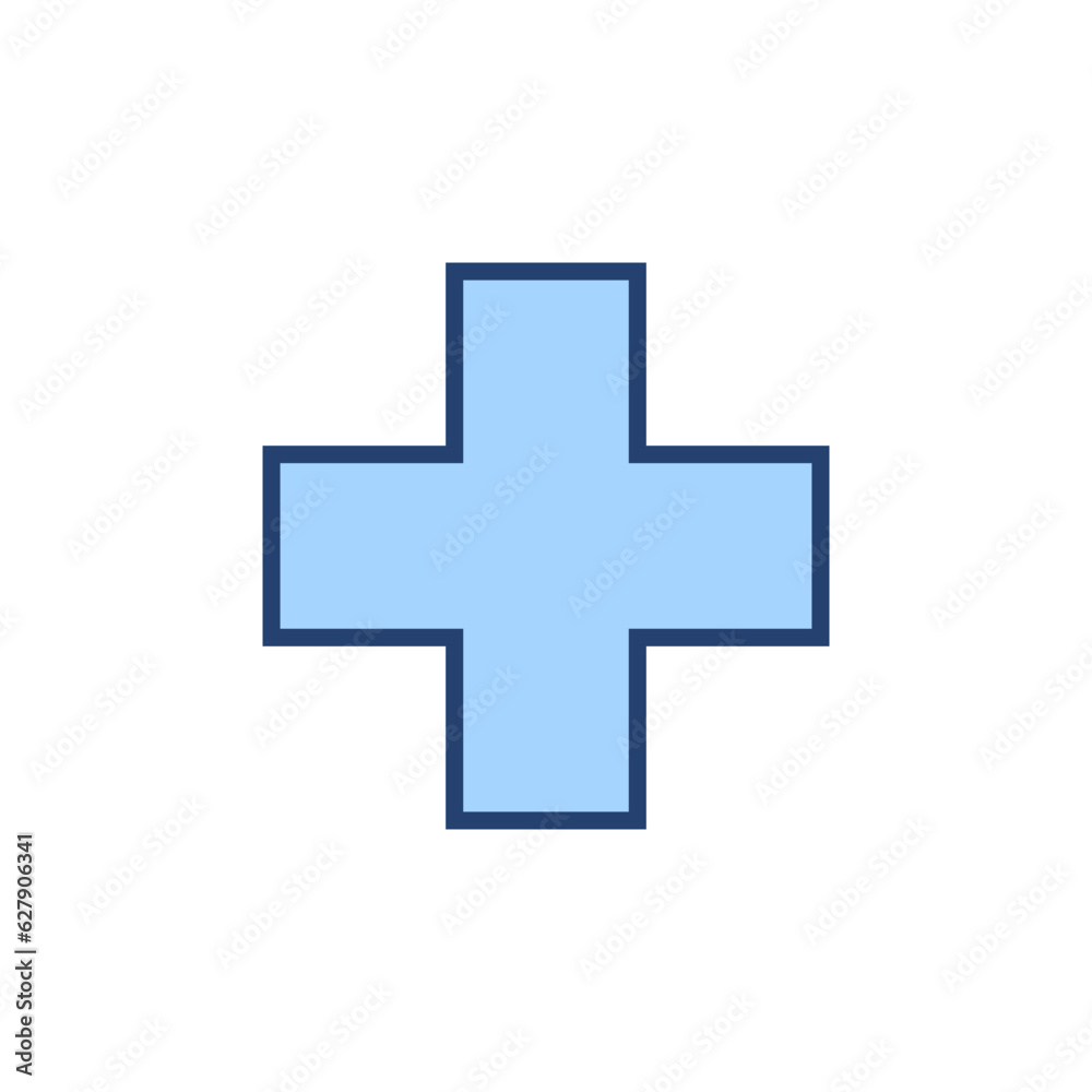 Plus icon vector. Add plus sign and symbol Plus icon vector. Add plus sign and symbol