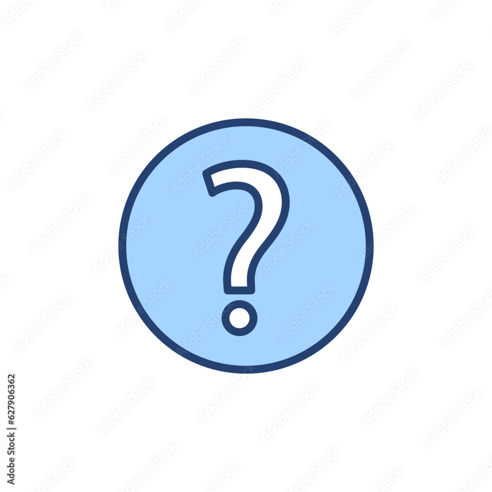 Question icon vector. question mark sign and symbol Question icon vector. question mark sign and symbol