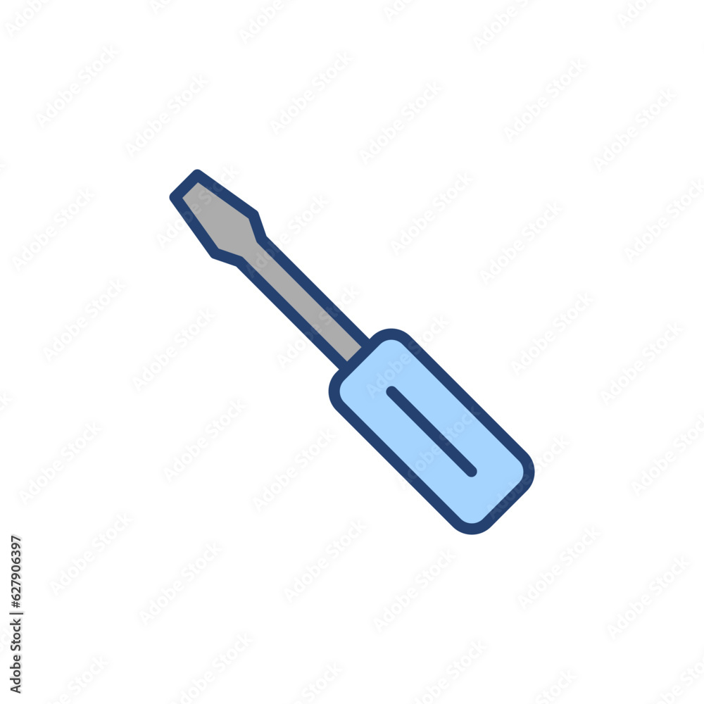 Screwdriver icon vector.tools sign and symbol Screwdriver icon vector.tools sign and symbol