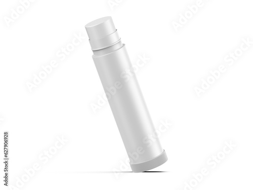 Lip balm container tubes with twist bottom mockup  3d render illustration