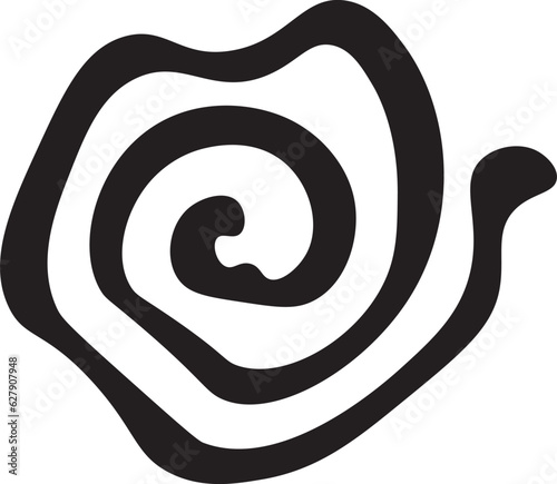 Abstract Circular Hypnotic Vector Icon