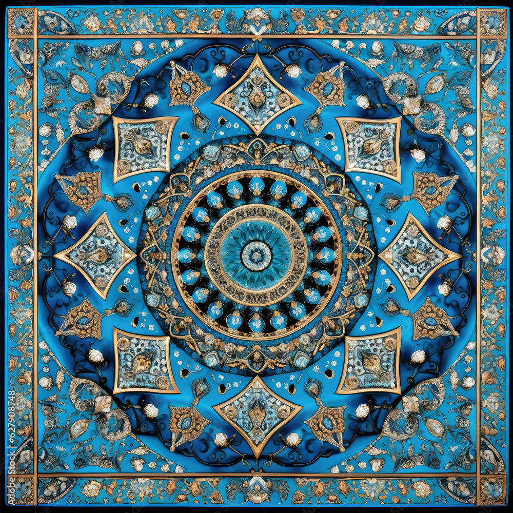 Fototapeta premium oriental rug design pattern