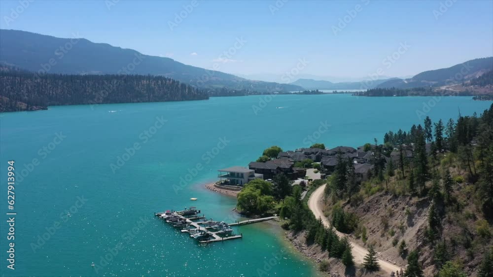 British Columbia's Scenic Splendor: Okanagan Highway and Kalamalka Lake British Columbia's Scenic Splendor: Okanagan Highway and Kalamalka Lake
