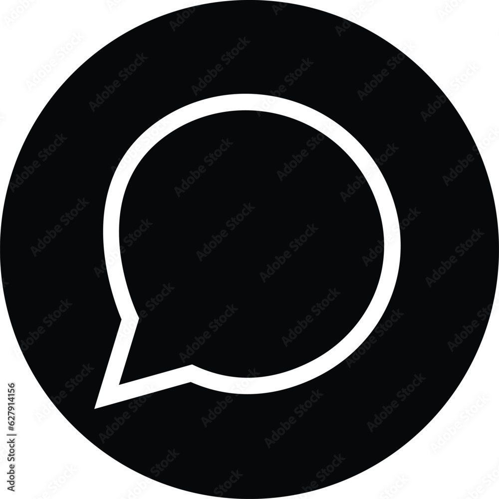 Comment icon. Speech bubble icon symbol. Conversation line icon in trendy flat design. comments icon on white background Comment icon. Speech bubble icon symbol. Conversation line icon in trendy flat design. comments icon on white background