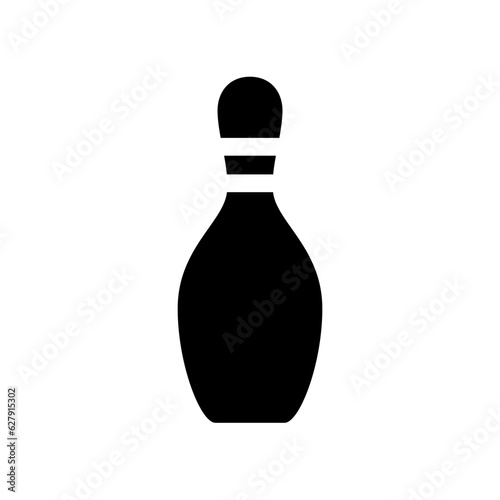 Bowling Striking Victory icon vector design templates