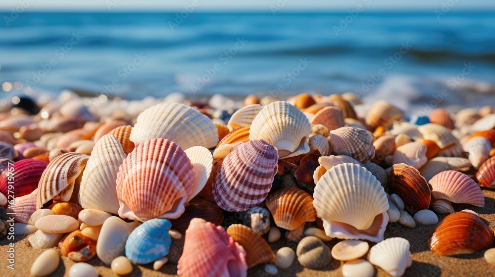 seashells on the beach