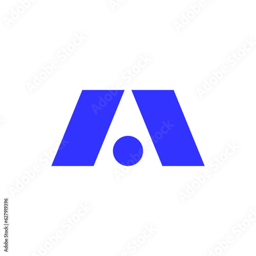 Monogram design vector logo. Monogram initial letter mark A logo design. Monogram design vector logo. Monogram initial letter mark A logo design simple A monogram