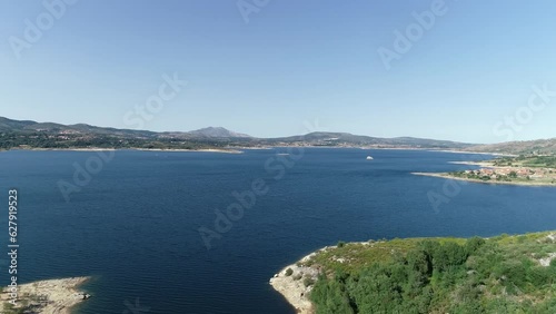 The Beautiful Lakes and Landscape Aerial View photo