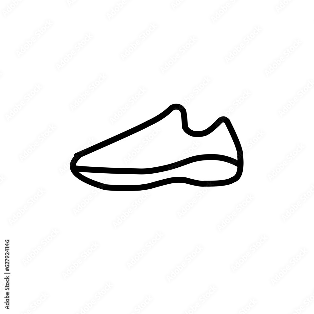 Sneakers Line Icon