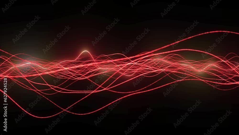 beautiful abstract dynamic wave technology background with glow digital effect concept
