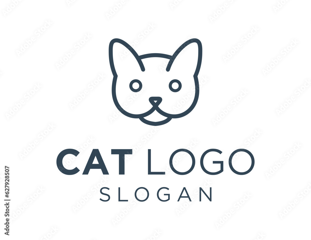 Logo design about Cat on a white background. made using the CorelDraw application. Logo design about Cat on a white background. made using the CorelDraw application.
