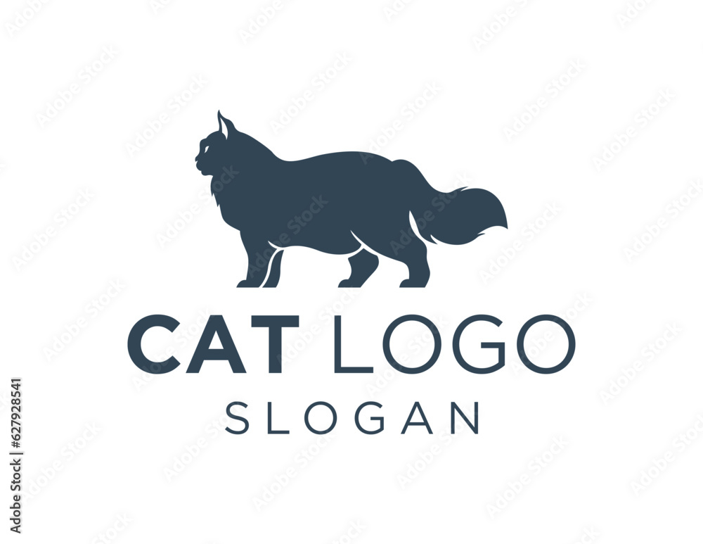 Logo design about Cat on a white background. made using the CorelDraw application.