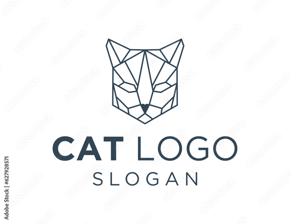 Logo design about Cat on a white background. made using the CorelDraw application. Logo design about Cat on a white background. made using the CorelDraw application.
