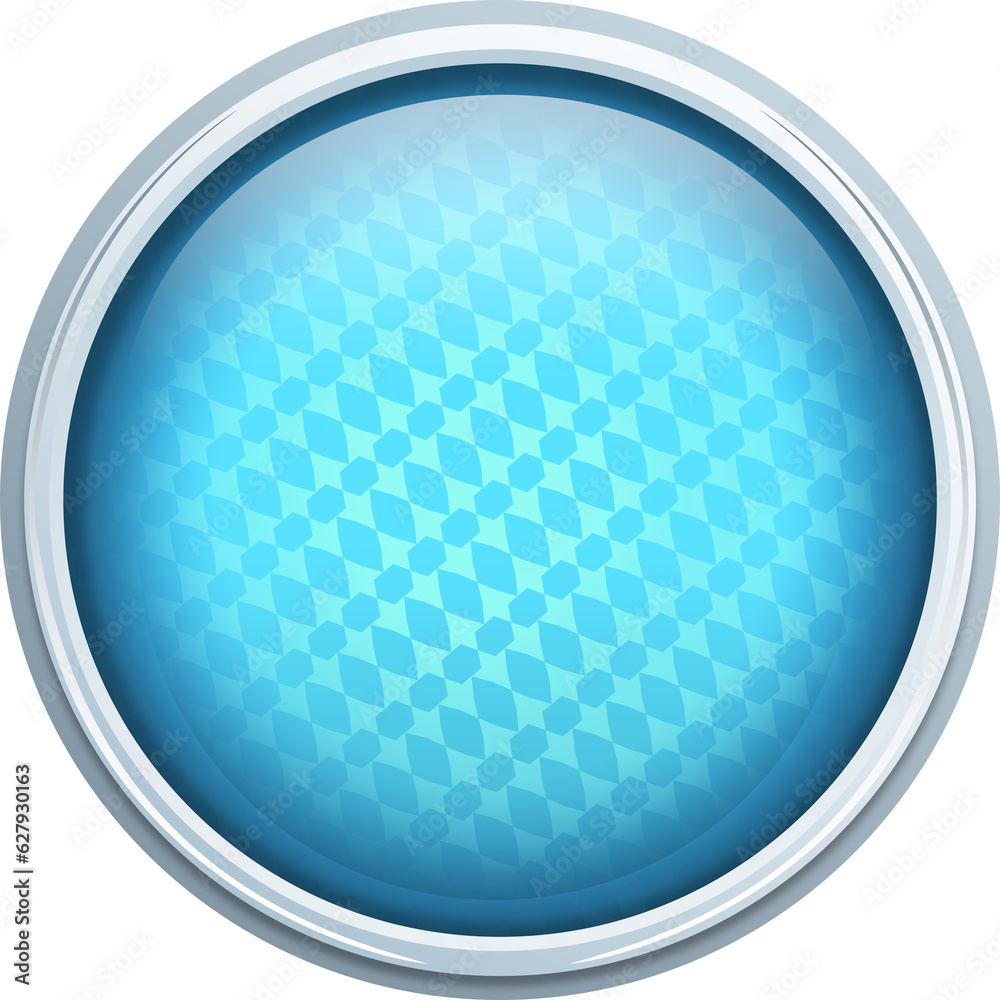 Digital png illustration of circle with blue pattern on transparent background