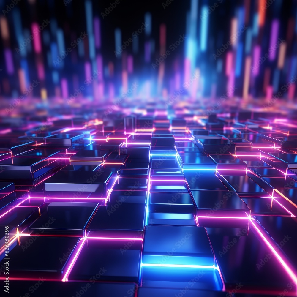 3d render abstract background with pink blue neon color, 3d neon background, creative art, professional 3d render abstract background with pink blue neon color, 3d neon background, creative art, professional