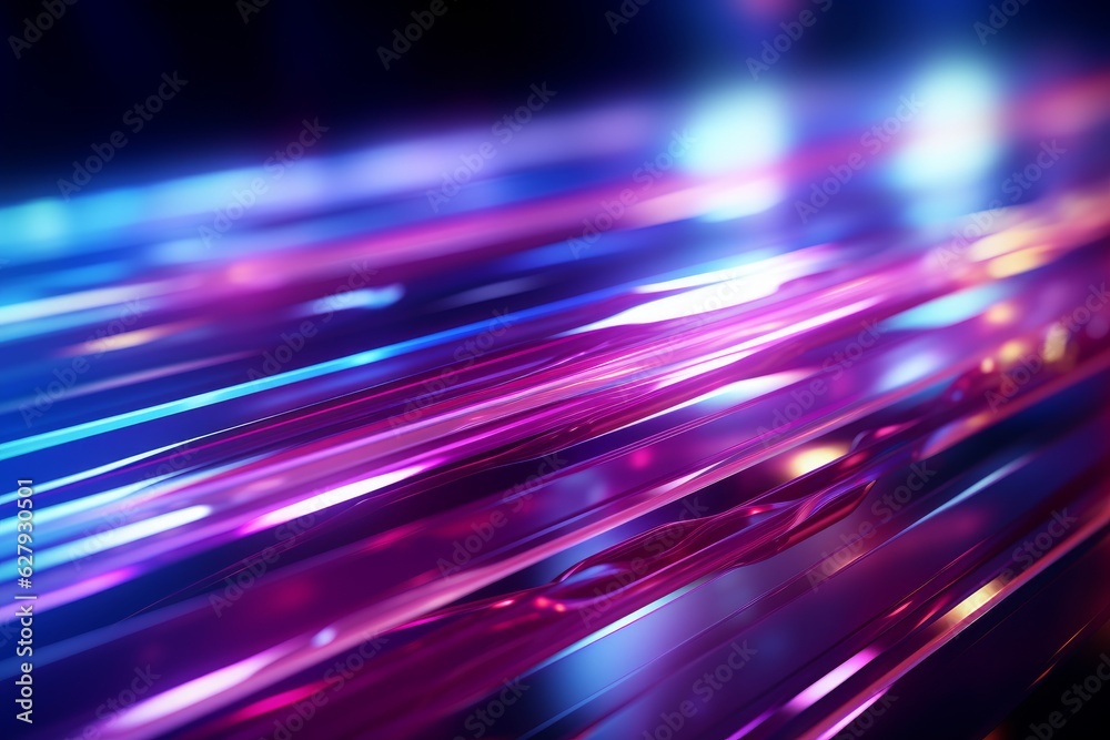 3d render abstract background with pink blue neon color, 3d neon background, creative art, professional