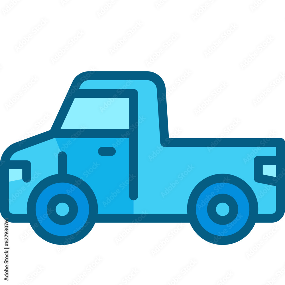 pickup truck two tone icon pickup truck two tone icon