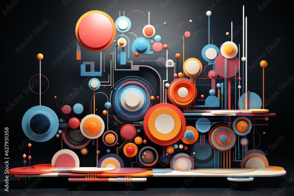 3d render geometric background design 3d render geometric background design