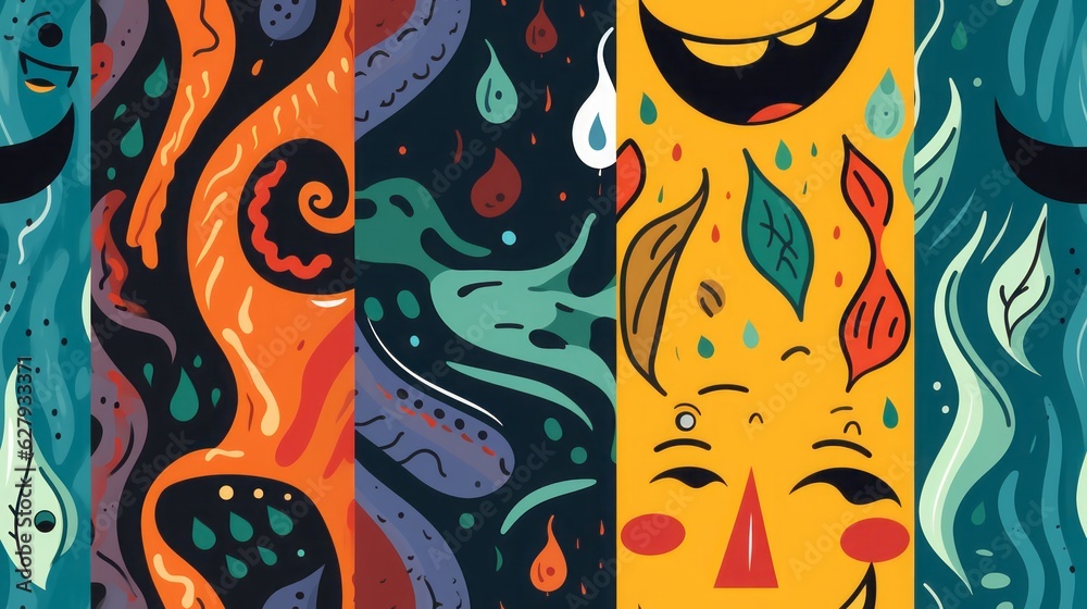 seamless pattern with fishes seamless pattern with fishes