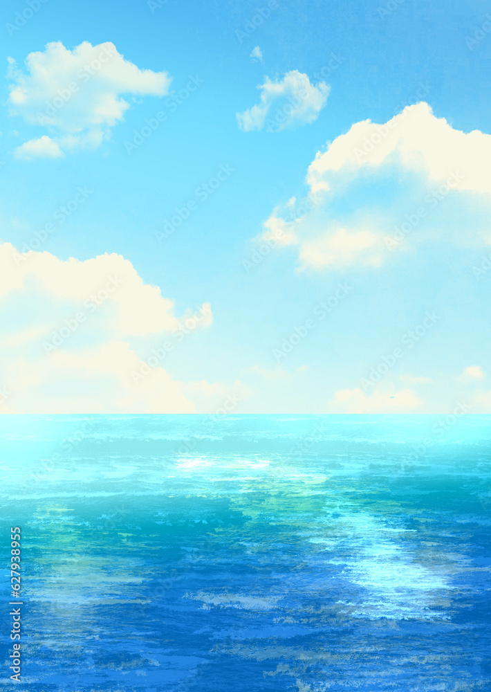 Obraz premium 海と青空