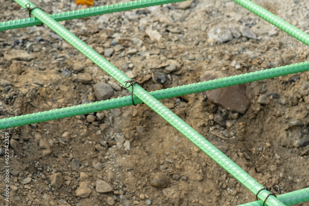 Epoxy coated rebar is used in concrete subjected to corrosive conditions. These may include