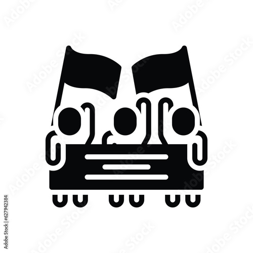 Black solid icon for amendments