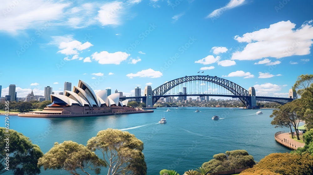 Fototapeta premium Stunning view of Sydney Harbour