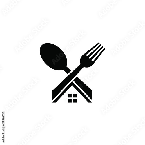 Restaurant logo design for company brand symbol