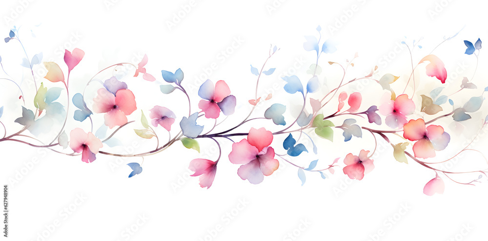 colourful watercolour floral bouquet of flowers on white background for wedding stationary invitations, greetings, wallpapers, fashion, prints