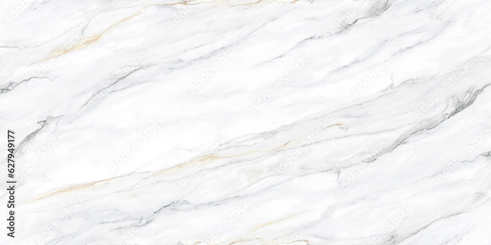 White Statuario Marble with Thin and Thick Natural Veins, Us Kitchen or Bathroom Design, Ceramic Digital Printed tile, Natural Pattern Texture Background, Polished Finish with Grey and Brown Veins