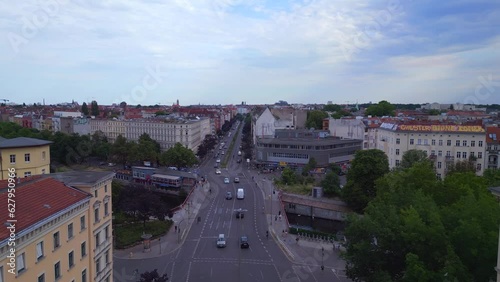 Best aerial top view flight
City Berlin district Neukoeln canal bridge river, Germany Summer day 2023. overflight flyover drone
4K Cinematic photo