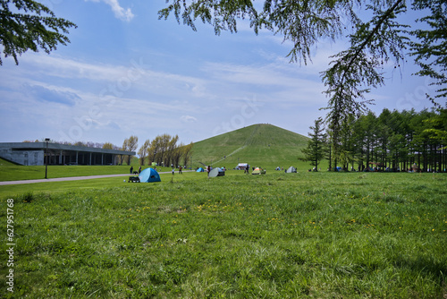 A view of Moerenuma Park in Sapporo, Hokkaido, Japan. photo