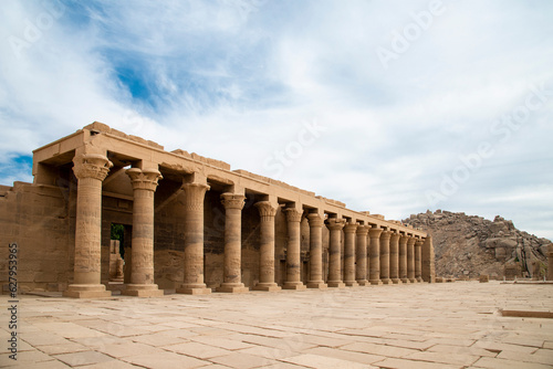 Philae Temple of ISIS on Agilkia Island in Lake Nasser photo