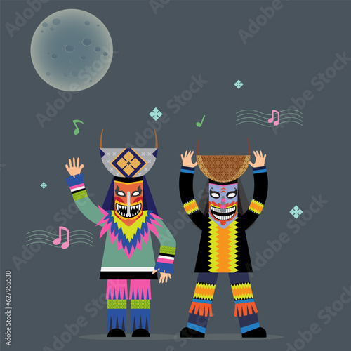 pee ta khon background