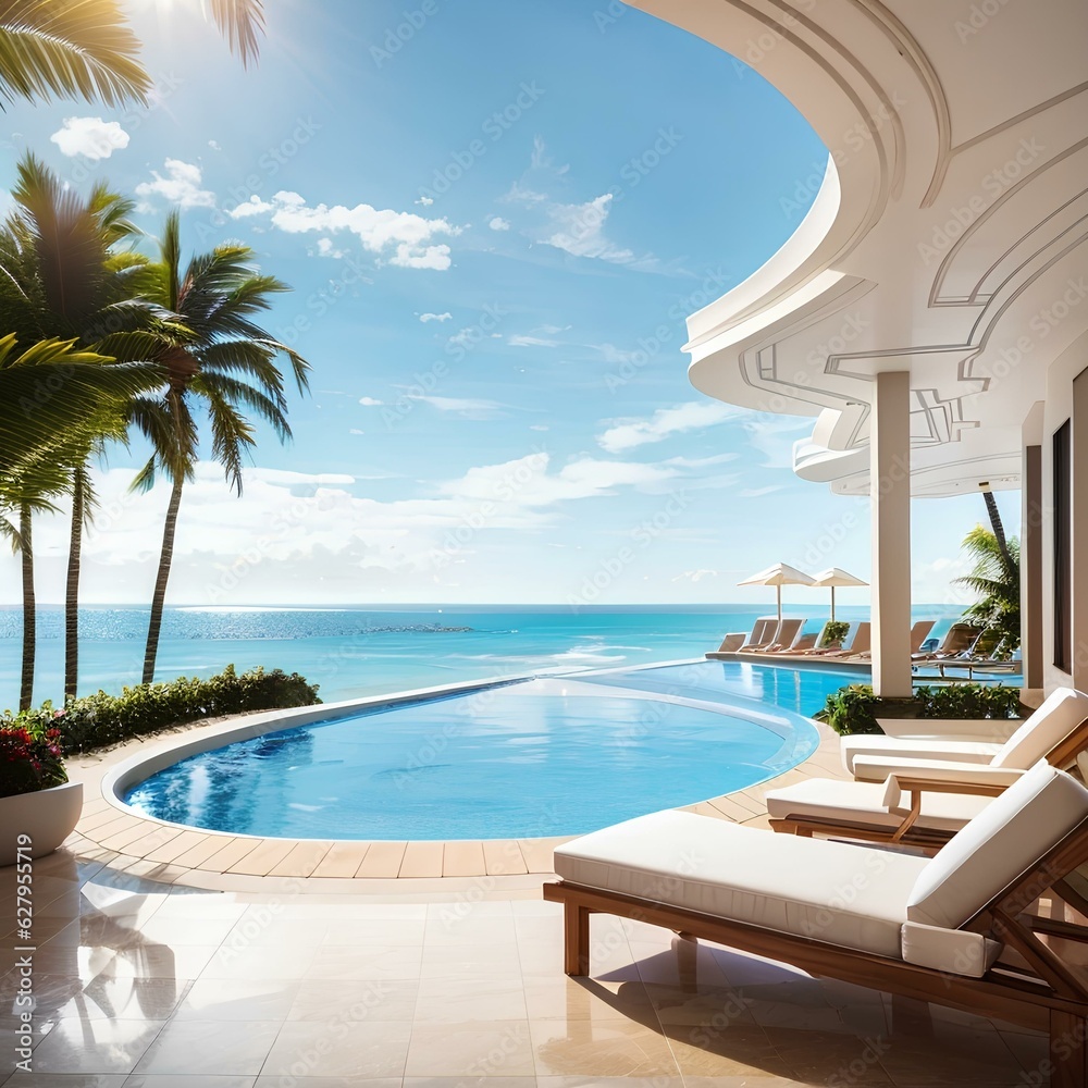Fototapeta premium Beachfront Resort