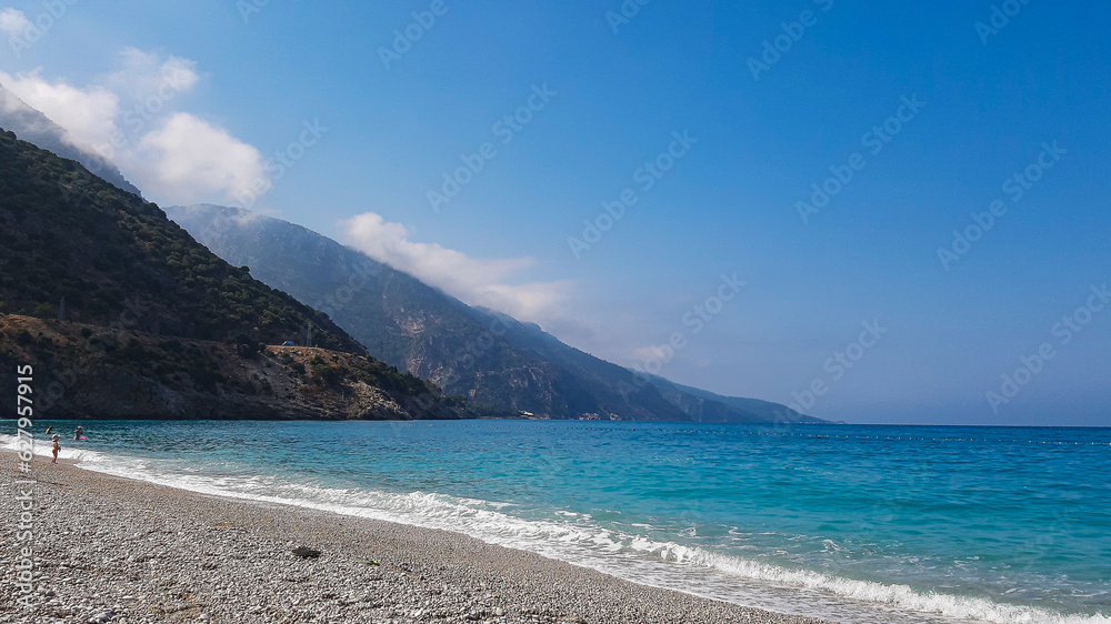 Oludeniz beach Turkey sky see