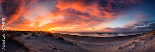 Sunset at the dune beach. G...