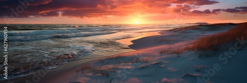 Sunset at the dune beach. G...