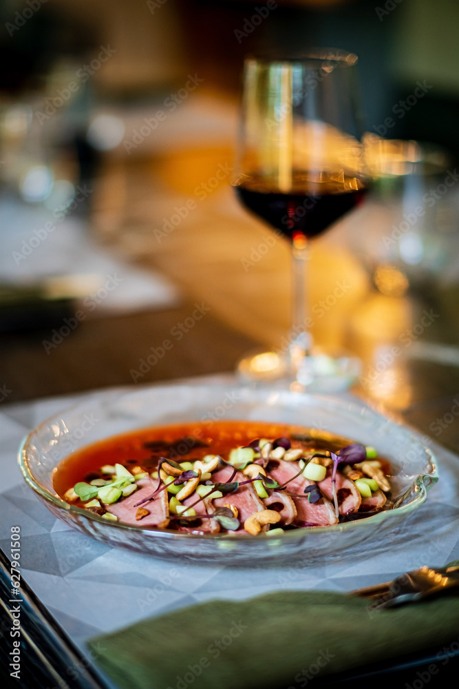 luxury dish in the restaurant luxury dish in the restaurant